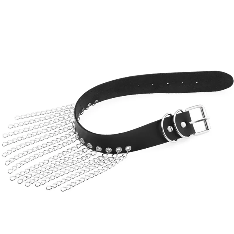 Harajuku Cosplay Rivet Star Punk Rock Gothic Women Collar Sexy PU Leather Heart Cross Spike Hip Hop Bondage Choker Jewelry 1Pc