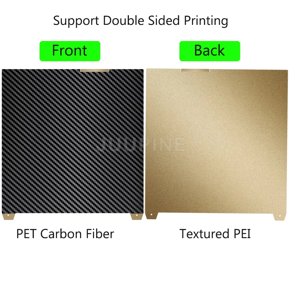 Creality K2 PLUS Enhanced PEI Textured Build Plate - 370x370mm Spring Steel Sheet for 3D Printer Heated Bed