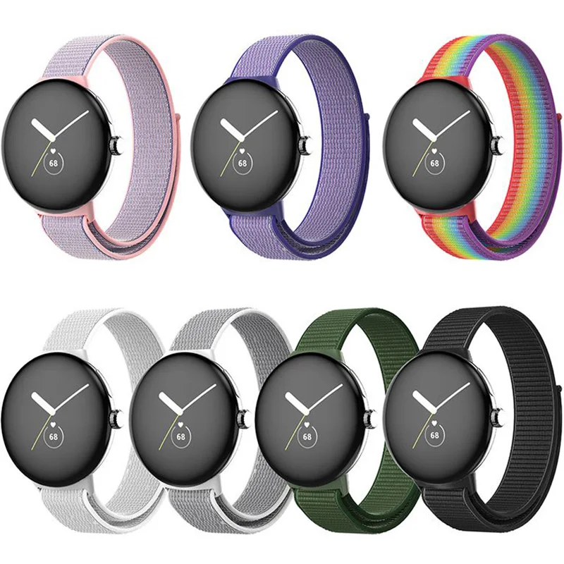 

Nylon Strap for Google Pixel Watch Woven Band Sport Bracelet Replacement Accessories
