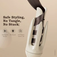 Bigoudi automatique 28mm Ions négatifs électrique céramique friser bâton de cheveux rotatif Curl vagues Anti-emmêlement fer à friser Styler 3