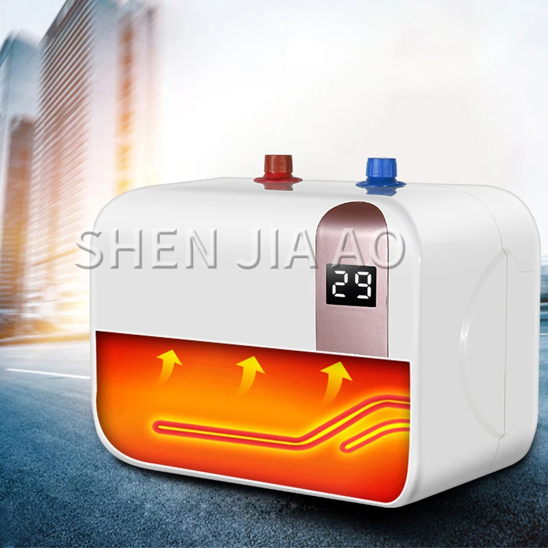 8L Small Storage Electric Water Heater Household Quick-Heating Type Water Heater Mechanical Digital Display Water Heater 220v 1