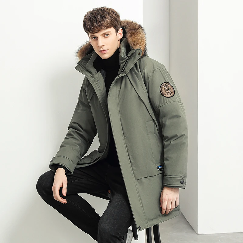 

2022 Autumn Winter New Thickened Warm Windproof Hooded Jacket Men Fashion Casual Parka Coat Men Military Cargo Down Jacket Men