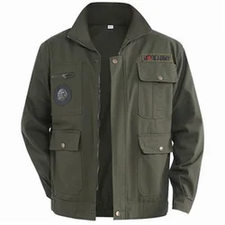Army Jacket Men 2023 Korean Fashion Outerwear Military Jacket Tactical Clothing Jacket Bomber Cardigan Discovery Clothing Men