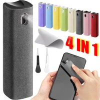 Mini Screen Cleaner Spray Smartphones Soft Microfiber Polishing Cloth Phone PC Cleaner Set Cleaning Brush for Apple IPad IPhone 1