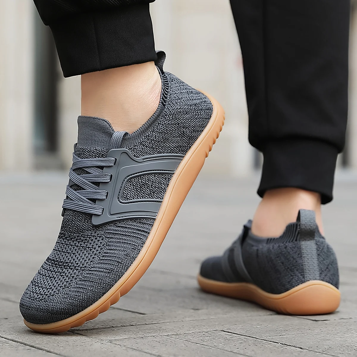 Joomra Men's Cross Trainer Minimalist Barefoot Shoes Zero Drop Sneakers | Wide Toe Box | Upgrade Stability 3