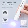 BORN PRETTY Handheld UV Light for Gel Nails Mini Nail Light Portable LED Nail Lamp Cordless Rechargeable USB Nail Dryer 1Pc 2