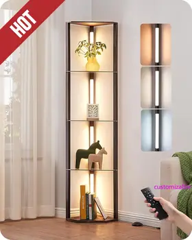 Shelf Floor Lamp with Display 1