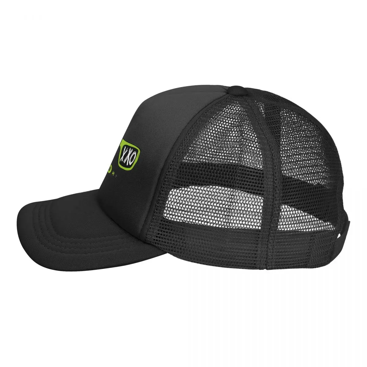 Feid Merch Logo Animated Ferxxo Trucker Hat Men Women Retro Dad Hat Worker Cap Fishing Hat Adjustable Mesh Baseball Cap Washable 4