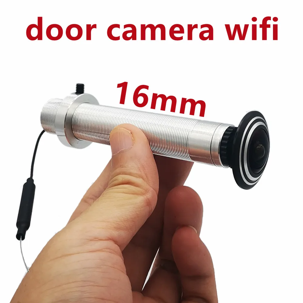 Telecamera per porta Eye Audio Video TF Card Record 1080P V380 App P2P Wifi spioncino telecamera Wireless di sicurezza adatta foro per porta 17mm-23mm