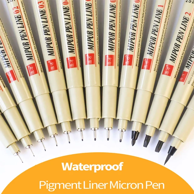 Drawing Pens Set Black Fineliner Pens Set of 16 Waterproof Pens