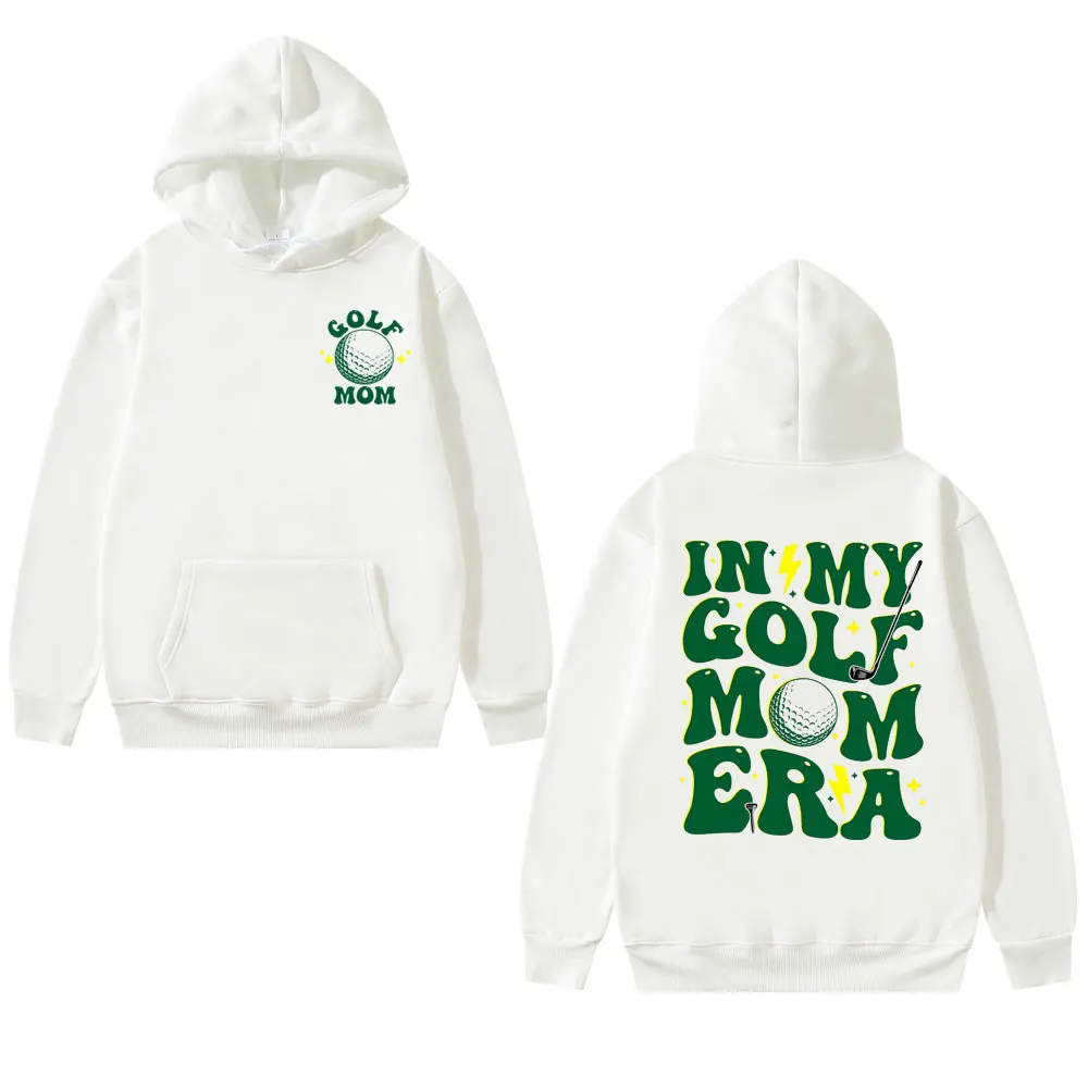 

In My Golf Mom Era Print Hoodie Men Women Vintage Casual Oversized Hooded Sweatshirt Male Fashion Oversized Streetwear Hoodies