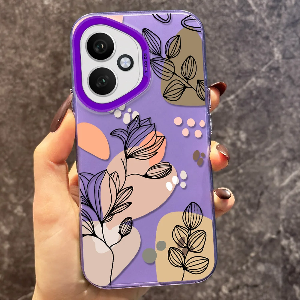 Charming Floral Design Phone Case Cover