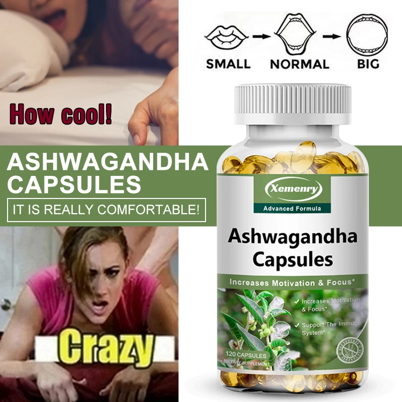 Natural Ashwagandha Capsules To Support The Immune System, Fight