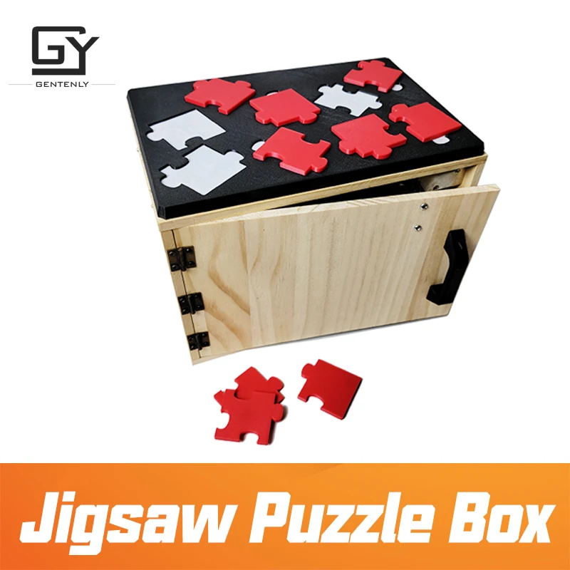 EscapeRoomWoodenBoxJigsawPuzzleChestTableGameRealLife