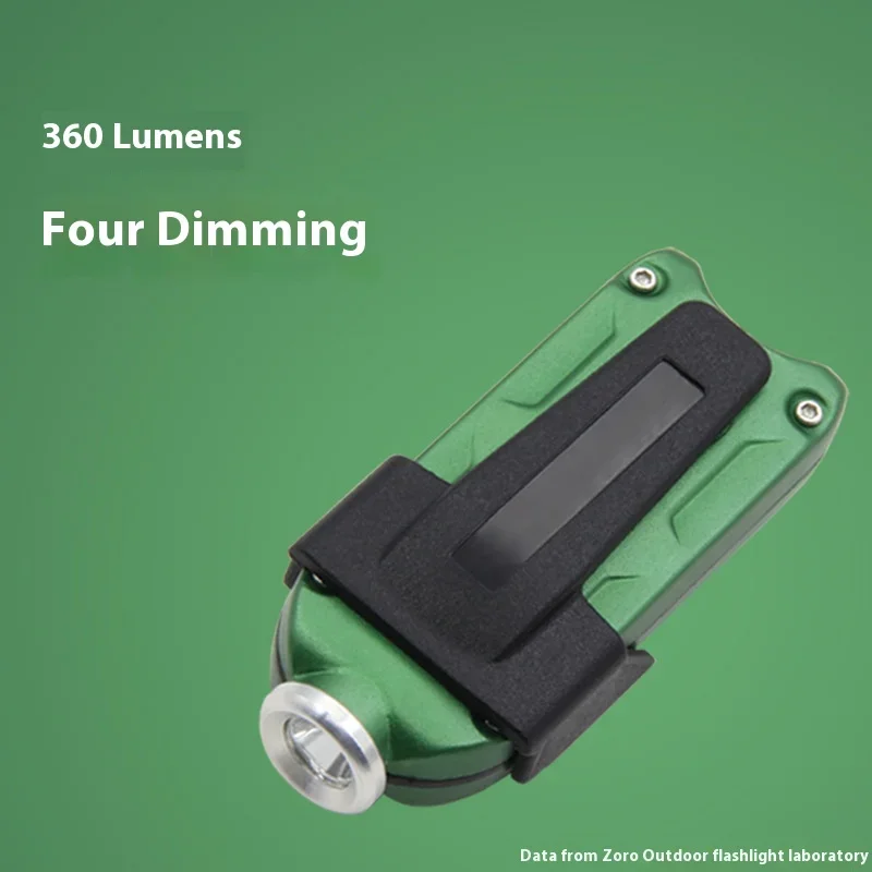 Compact Ultra-Bright LED Keychain Flashlight