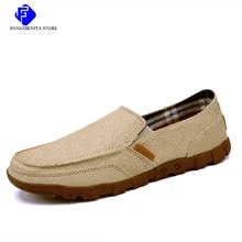 

2022 Summer Men Canvas Boat Shoes Outdoor Convertible Slip On Loafer Moccasins Fashion Casual Flat Non Slip Deck Shoes Big Size