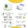 S119721f6363342f38185847a702b3f202.png Automatic Dog Ball Launcher Dog Fetch Machine for Small to Medium Sized Dogs,3 Launch Distances, Ball Launcher for Dog Toys