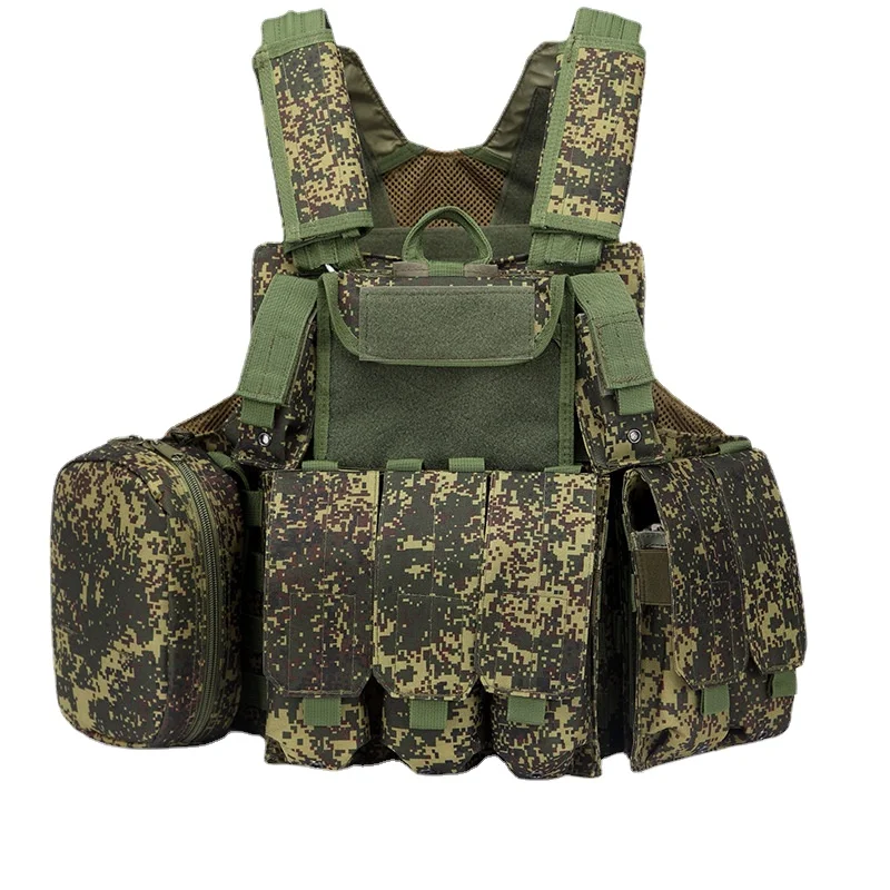 

Русская военная армейская камуфляжная тактическая сумка, камуфляжная цифровая немецкая Боевая жилетка с цветочным принтом Flecktarn в стиле спецназа, снаряжение 2,3 кг