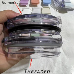 1Pc 30/40oz Cup Holder With Flip Cover Insulated Cup Holder Sealed Cup Lid Ice Cup Flip Cover Cup Holder With Handle