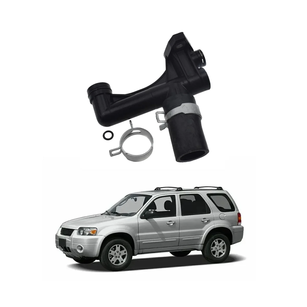 

Обводной шланг для охлаждающей жидкости YL8Z8548BL для Escape 2001 2002 2003 2004 V6, двигатель для TRIBUTE 3,0-2001