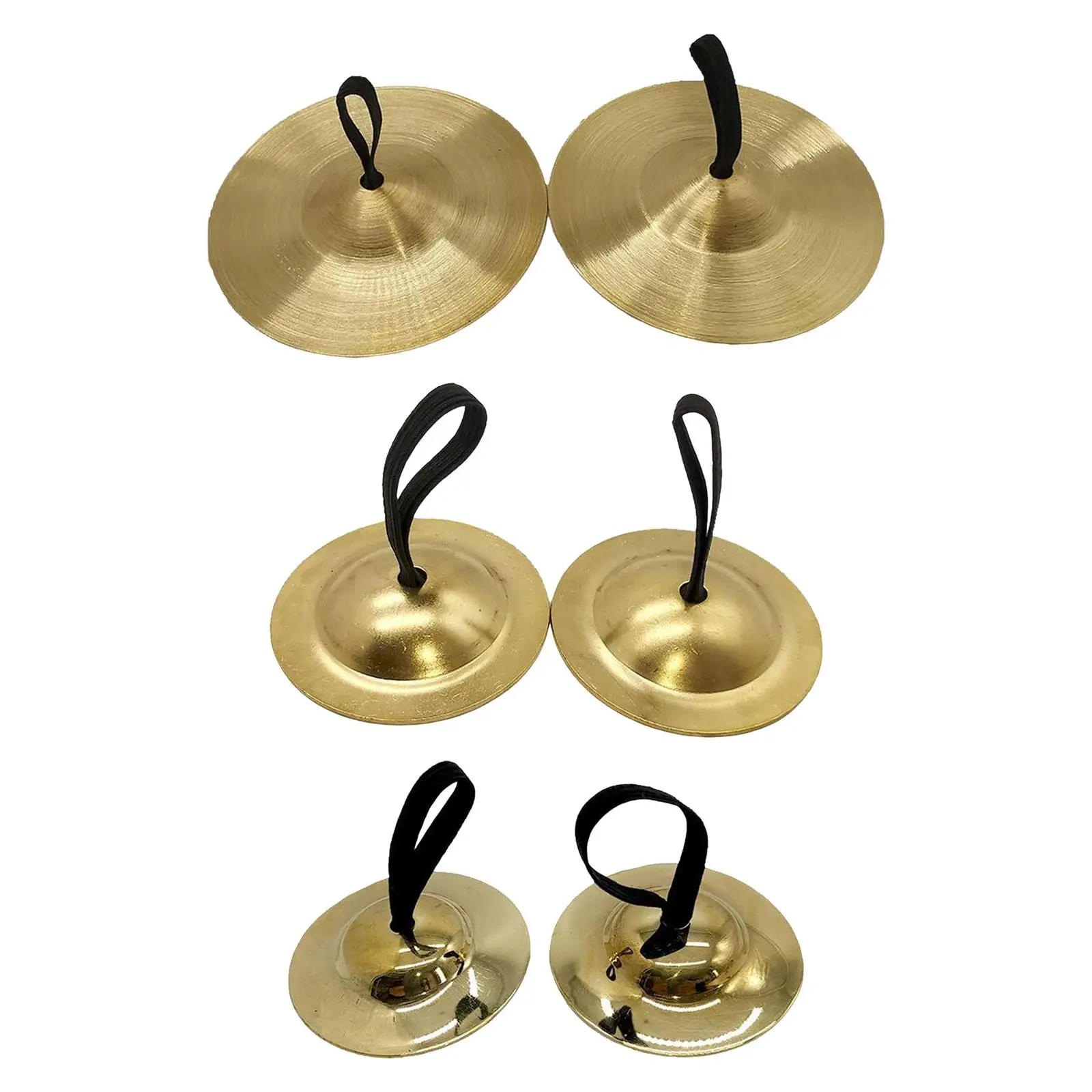 Kids Handheld Cymbals, Finger Cymbals, Percussion Musical Instrument, Crash