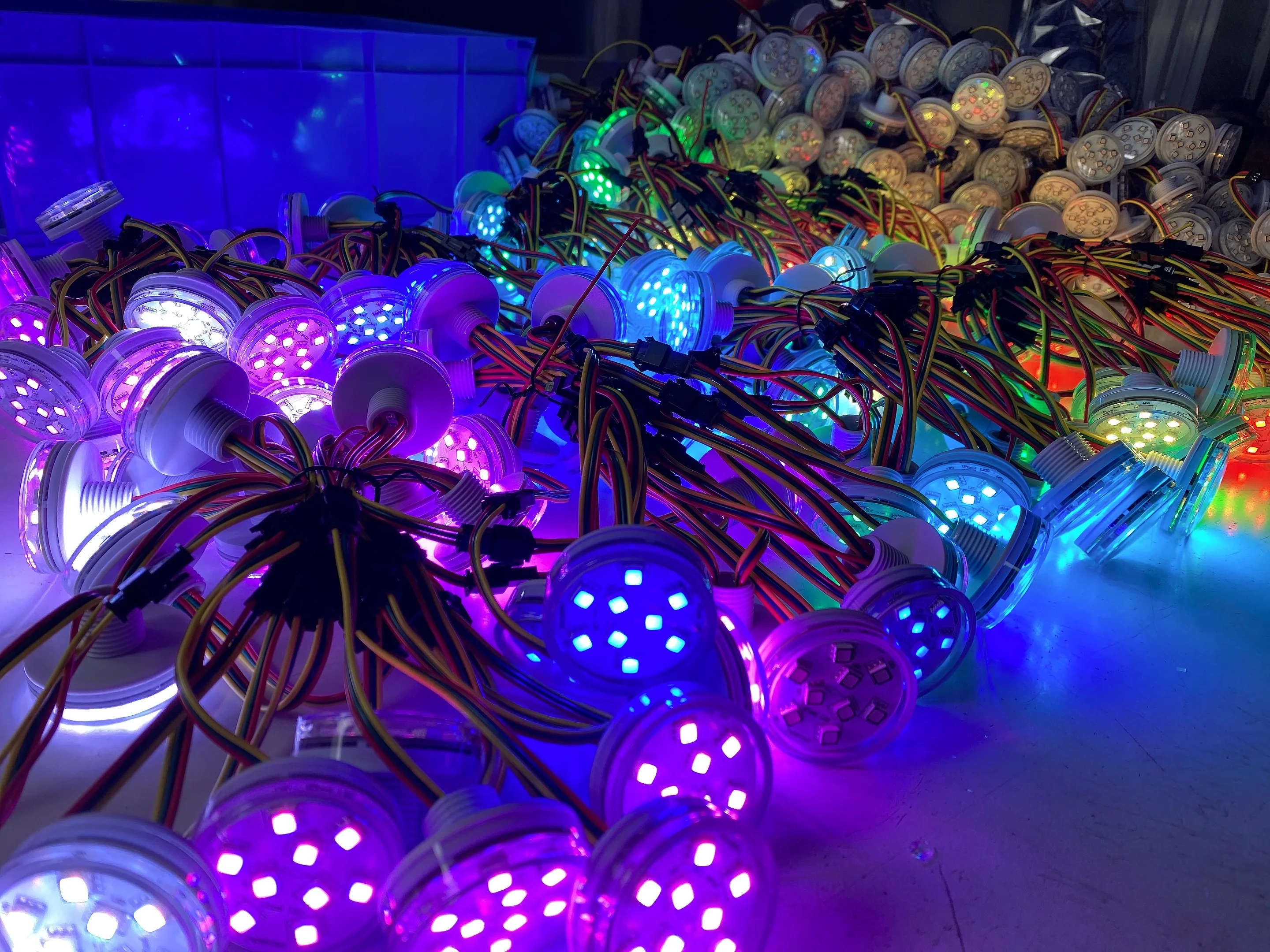 45MM Rgb Led Lights For Amusement Decorative