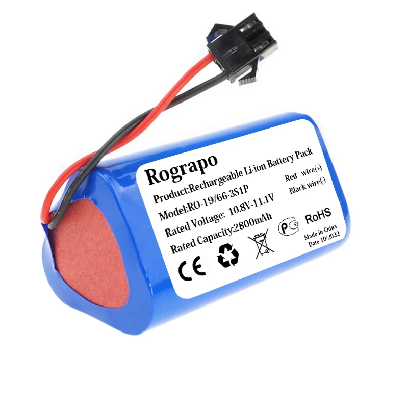 Li-ion Sun-inte321 Bateria para Valubot K100 Redmond Rv-r100 Robô Aspirador de pó Novo 10.8v 3400mah - Image 3