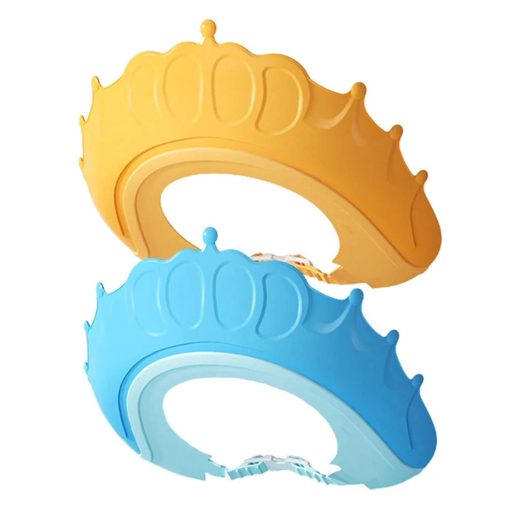 

2Pcs Shower Caps Shield Adjustable Toddler Visor Hat for Eye Ear Protection