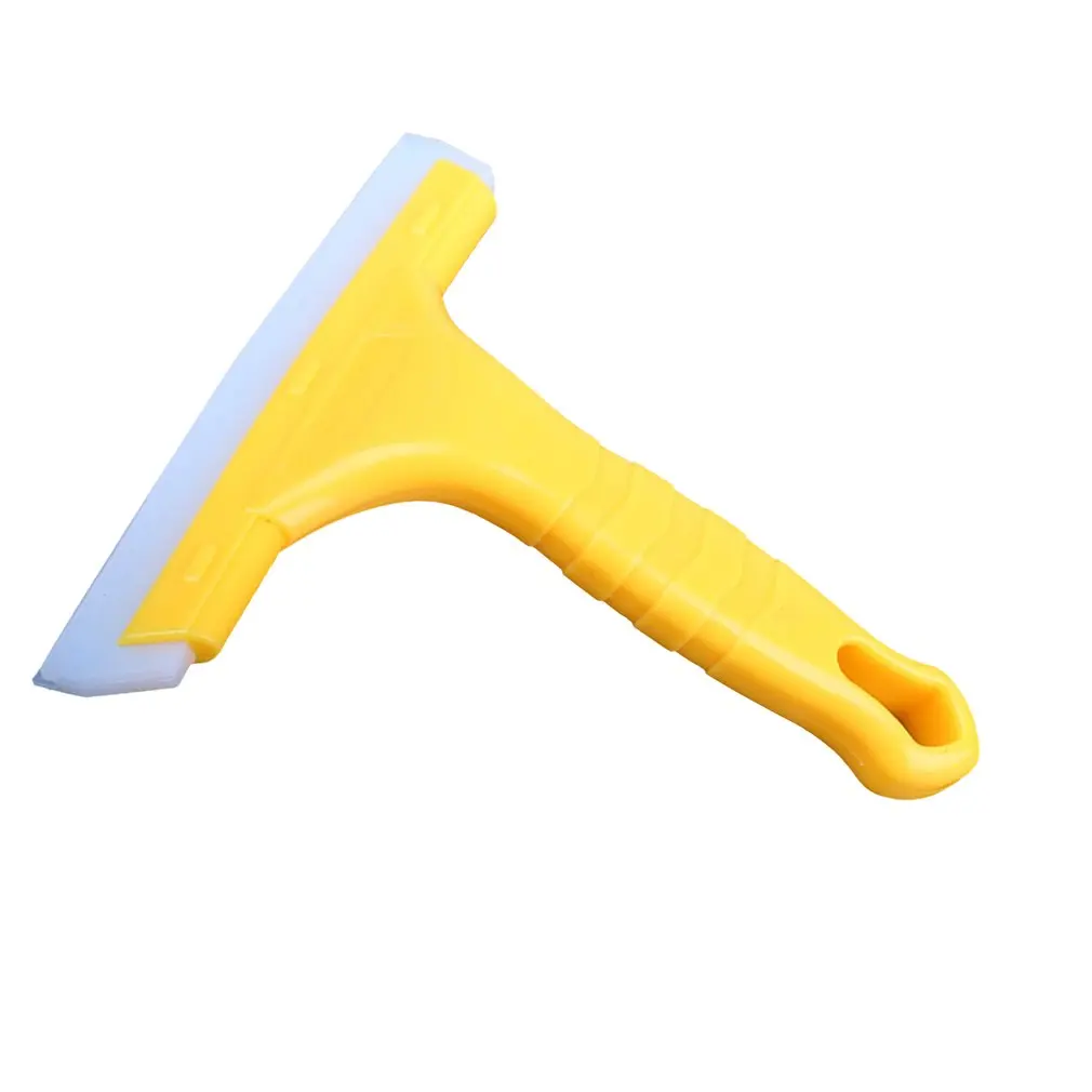 Convenient Car Rubber Scraper Yellow Defrost Scrapers Lightweight