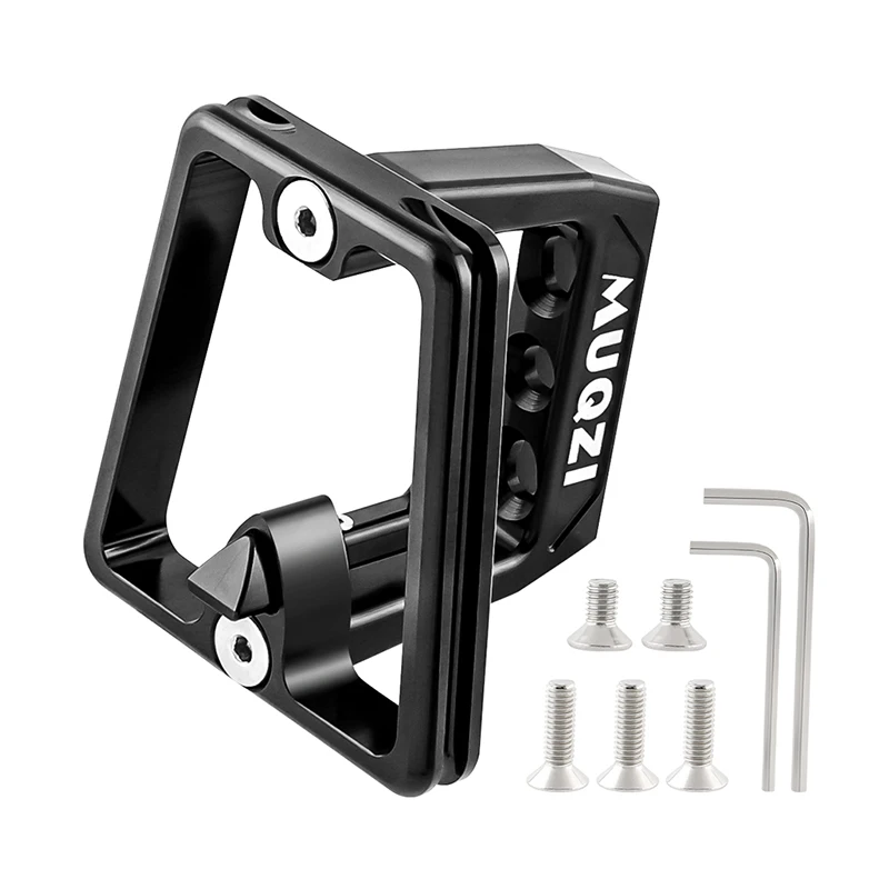 Folding Bike Front Bag Carrier Block with Bracket and Mount Adapter