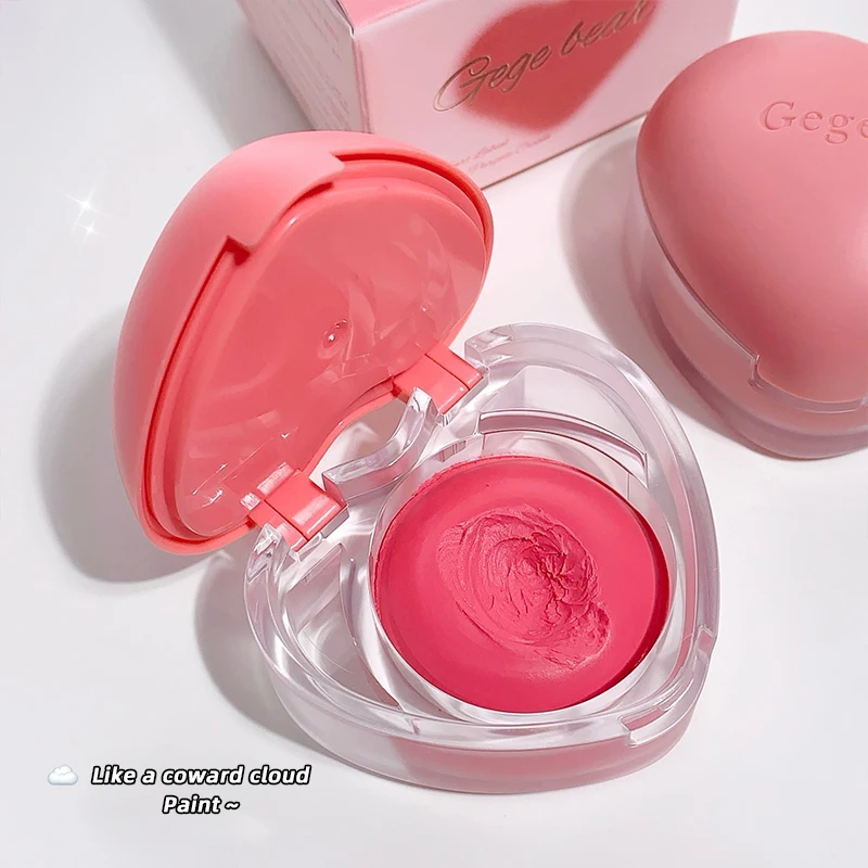 Gegebear Love Lip and Cheek Cream Matte Powder Soft Color Love Valentine's Day 2