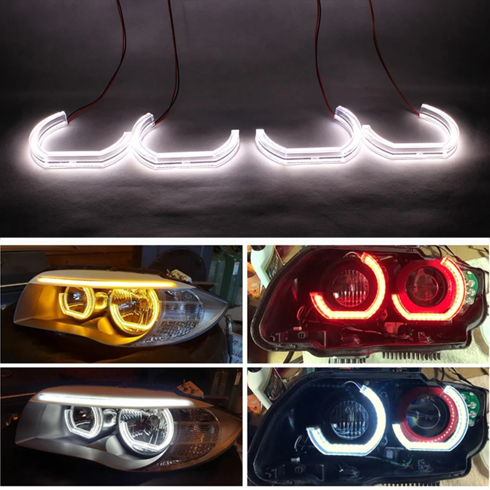 Auto Accessories Marker Lights LED Angel Eyes For BMW E90 E92 E93 F30