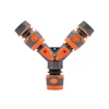 2-Way Garden Tap Water Splitter Female 1/2 3/4 Garden Hose Y Splitter Watering Adjustable Switch 4