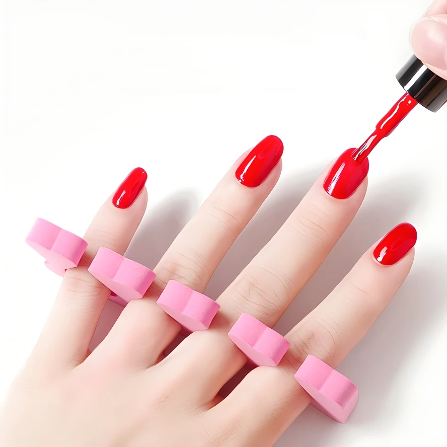 Nail Art Tools 200pcs/Pack Nail Art Toe Separators Fingers Foots Sponge Soft UV Gel Polish Beauty Tools Manicure Pedicure Pack Nail Kits