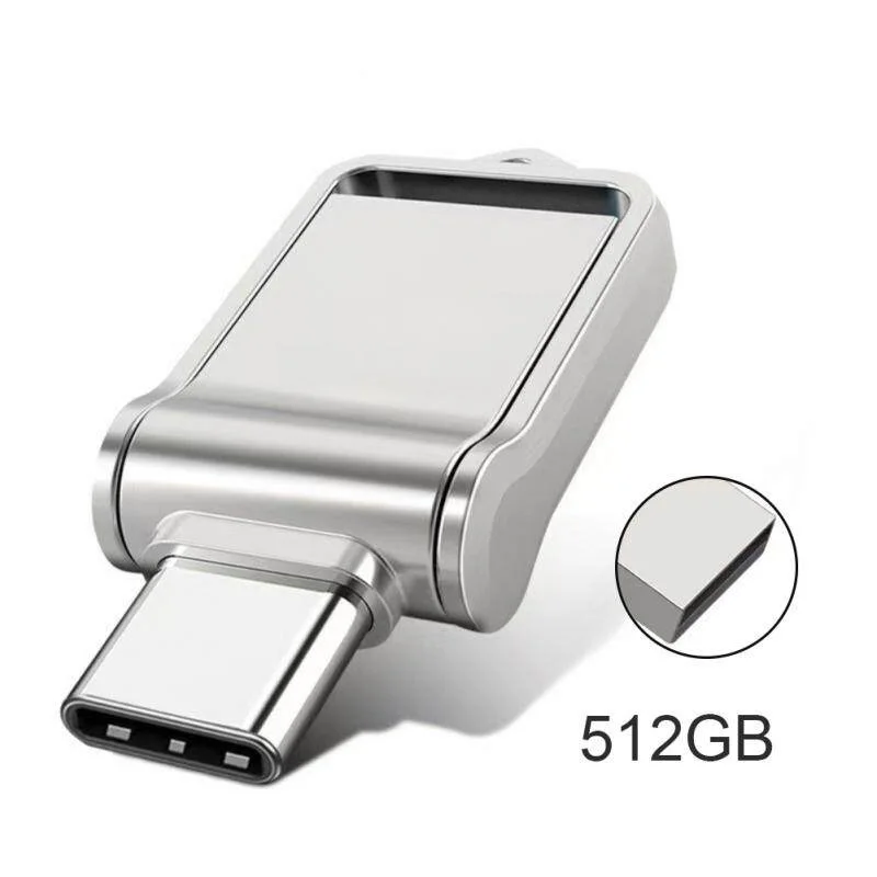 High-Speed 256GB USB 3.0 Flash Drive - Original 2-in-1 USB & Type-C Pen Drive