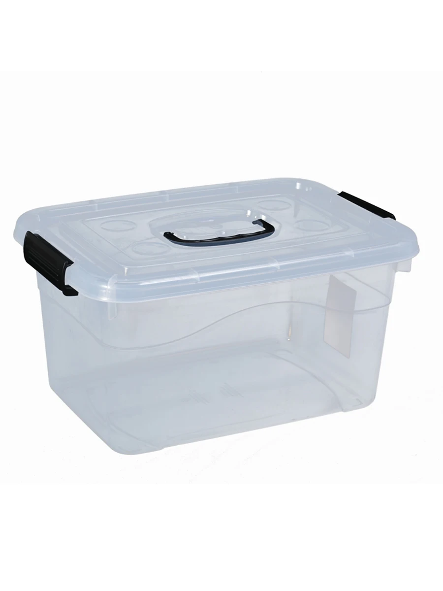 Thiened Transparent Plastic Storage Box Home Clothes Organizer White Box Toy Storage Hand Carry Large Size Box