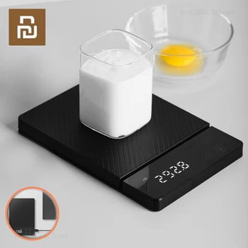 샤오미 DUKA ATuMan ES1 디지털 전자 체중계, LED 스크린, 가정용 다기능 충전식 HD 백라이트 주방 체중계, 3 ~ 8kg