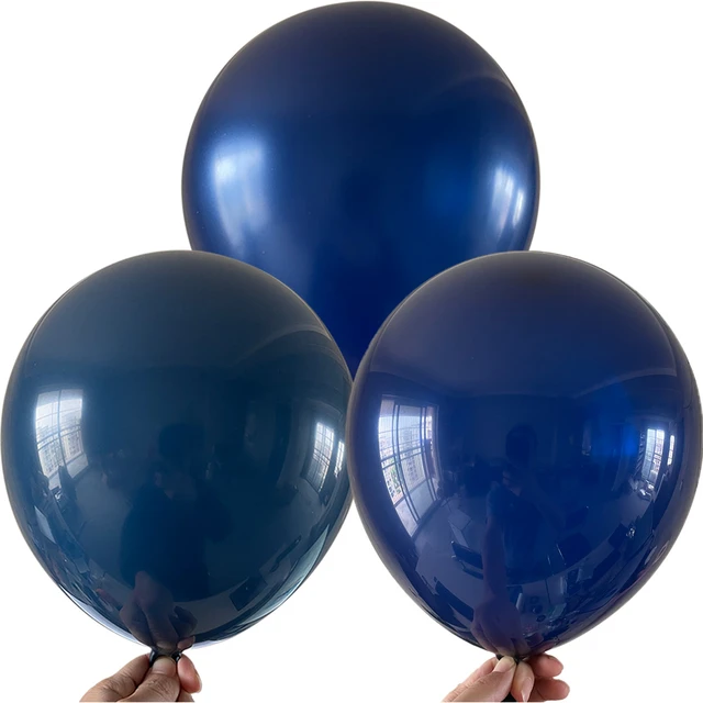 3 tipi di palloncini blu Navy palloncino blu chiaro bleu scuro palloncino  in lattice perlescente opaco