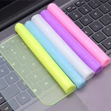 Película protetora para teclado de laptop, capa de silicone à prova d'água para teclado de notebook 15.6 17 14