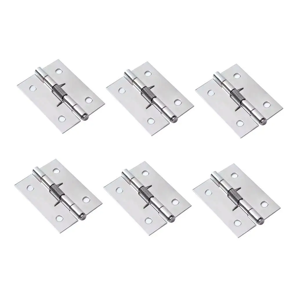 Spring Door Hinges Stainless Steel Self Closing Heavy Duty Door Hardware for Cabinet Garage Door Spring Door Hinges Stainless Steel Self Closing Heavy Duty Door Hardware for Cabinet Garage Door
