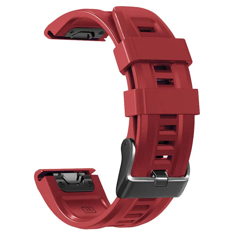 Silicone Smartwatch Wristband Bracelet – Premium Watch Strap, 22mm/26mm