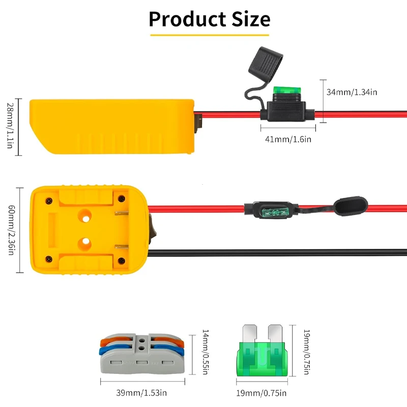 Dewalt 18V/20V Ƭ ͸  Ŀ   DIY Rc ڵ ϱ  ON/OFF ġ  30Amp ǻִ DIY ͸ 