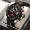 BORUSE High-end Waterproof Leather Watch, Simple Fashion, Business Model, Men's Luminous Quartz Watch 1