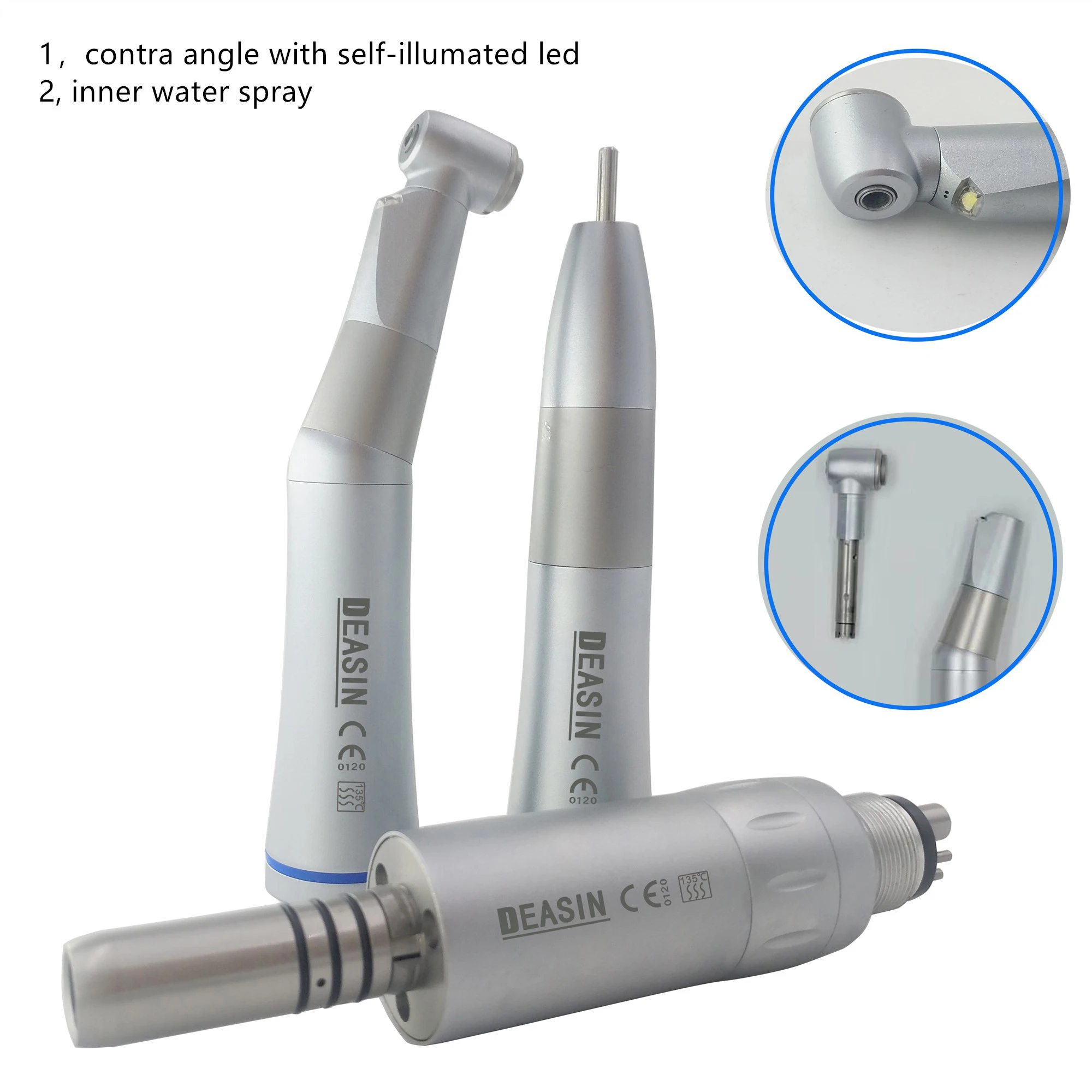

For Kavo LED Dental low speed Handpiece set straigh/ contra angle/ Air motor Kit dental equipment