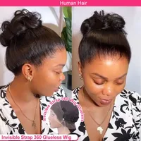 360 dentelle avant perruques cheveux humains pré plumé droite dentelle avant perruques cheveux humains pleine dentelle perruques de cheveux humains pour les femmes noires 1