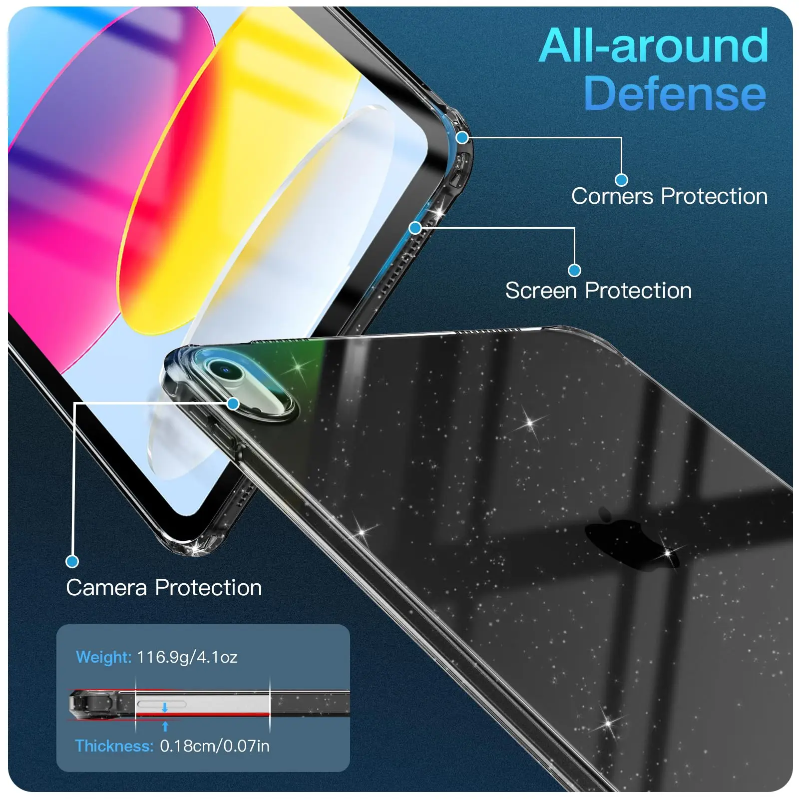 Shimmering Glitter TPU Soft Silicone Case