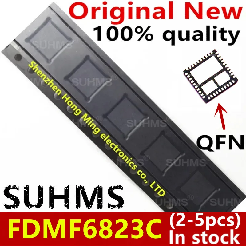

(2-5piece) 100% New FDMF6823C 6823C QFN-40 Chipset