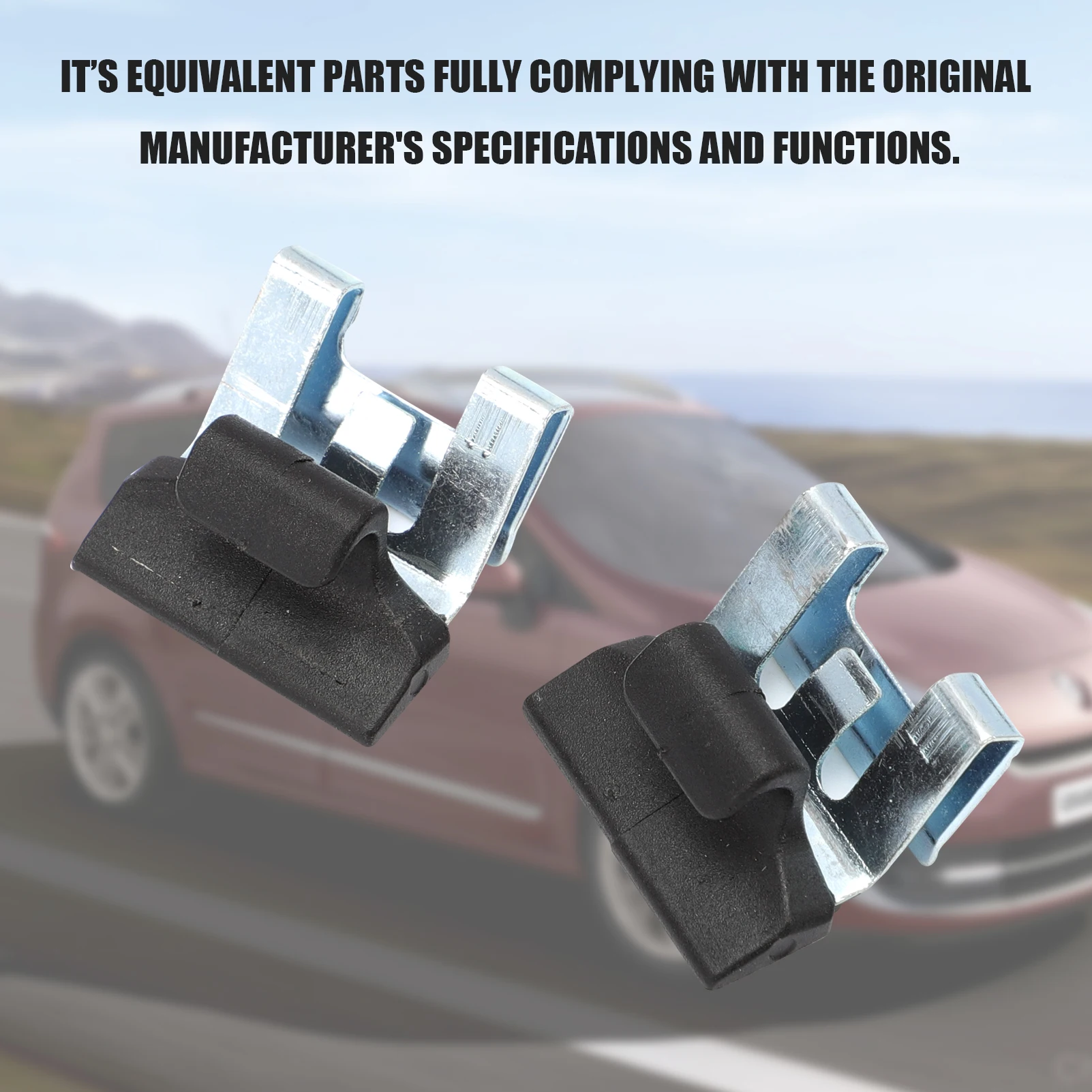 1/2 PCS Clip for Rear Sun visor for Auto Grand Scenic III and Scenic III 2009 964000020R 96 40 000 20R Car Accessories
