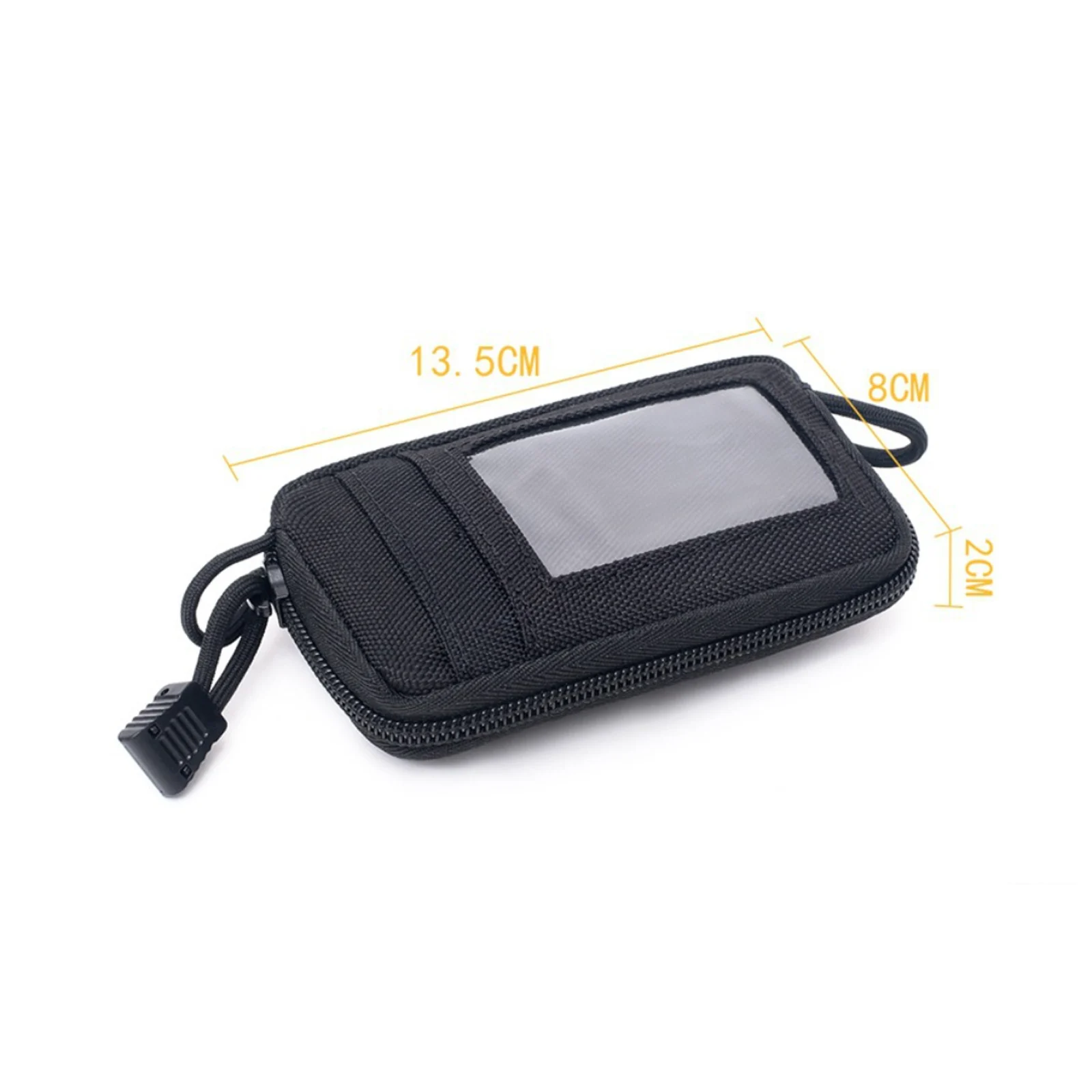 Waterproof Camping EDC Pouch Tactical Key Change Purse Wallet Travel Kit Coin Purse With Card Slots Pack Zippers Waist Bag