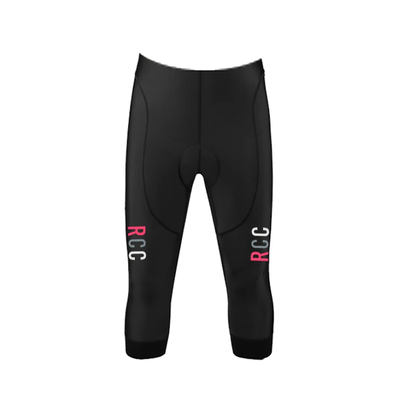 RCC Men Cycling Bib Pants 3/4 Cycling Bib Shorts 19D Gel Pad Breathable 7 Points